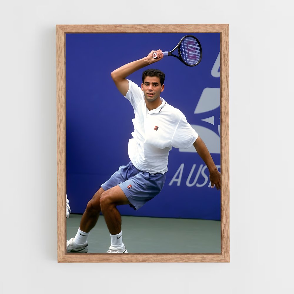 Poster Pete sampras concentration – affiche Tennis (vue 4)